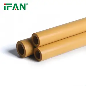 IFAN, индивидуальная пластиковая трубка 20-110 мм, желтая водопроводная труба PN20, полипропиленовая труба для подачи воды
