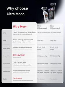 Portable 360 Degree Action <b>Camera</b> Handheld Sports Cam with Dual Lens and Screen for Travel Vlog Filming - Product Image 2