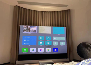 จอฉายภาพแบบตั้งพื้นขนาด 135 นิ้ว แบบสะท้อนแสง UST ALR สำหรับใช้ภายในอาคาร พร้อมขาตั้ง สำหรับโฮมเธียเตอร์ รองรับ Mijia <span class=keywords><strong>xiaomi</strong></span> <span class=keywords><strong>Fengmi</strong></span> Vava <span class=keywords><strong>4K</strong></span> - Product Image 5