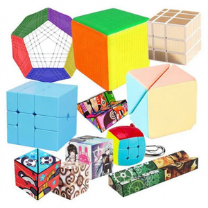 Ensemble de cubes Rubik magnétiques durables 3x3x3 avec système de rotation fluide, puzzle éducatif pour joueurs adultes et experts - Product Image 1