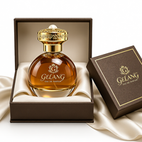 Nouveauté - Flacon de parfum personnalisé 30 ml - Flacons de parfum vides en verre ambré 50 ml - Flacons de parfum ronds vides de luxe avec emballage