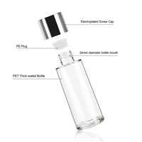 Kits de flacons en plastique à paroi épaisse de 100 ml (3,3 oz) – Flacons cosmétiques robustes pour tonique facial
