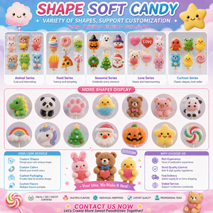 Approvisionnement direct usine pour fabricants de bonbons : Oursons en rose, sucettes, guimauves – Commandes en gros, Halal, BRC, emballage personnalisé - Product Image 6