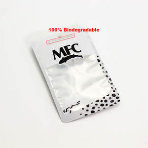 Pochette à fermeture éclair plate biodégradable écologique Sacs d'emballage compostables en plastique souple pour appâts <span class=keywords><strong>de</strong></span> pêche et leurres - Product Image 1