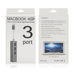 Tipo C a USB 3,0 2,0 Hub 3 puertos con RJ45 100Mbps 1000Mbps Gigabit Ethernet LAN adaptador de tarjeta de red - Product Image 6