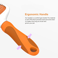 Nouvelle brosse démêlante 2026 pour animaux de compagnie, conception anti-nœuds, mini brosse à picots pour toilettage chien et chat