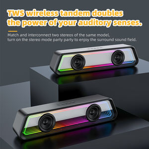 BT353 jeu haut-parleur ordinateur <span class=keywords><strong>PC</strong></span> jeux haut-parleurs barre de son sans fil lecteur Audio Intelligent RGB 3D haut-parleur lumineux rectangulaire - Product Image 2