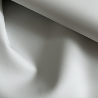 Cuir PVC avec doublure en velours de coton imitation 160 g/m², cuir Rexine pour canapé, prix avantageux, cuir artificiel blanc