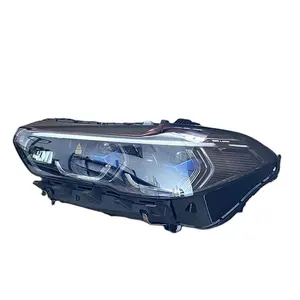 Front Automatic Headlight Blue Background Laser Headlight Assembly Suitable For BMW X5 G05 X6 G06 2019 2020 2021 2022 US Version