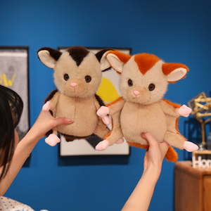 Tùy chỉnh mềm bay sóc đồ chơi sang trọng mô phỏng đường tàu lượn Thú nhồi bông ít sóc đồ chơi sang trọng - Product Image 4