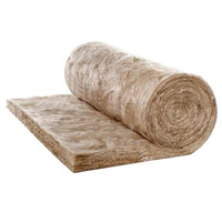 Rouleaux d'isolation thermique sous-plancher en laine de verre écologique marron pour la vente en gros