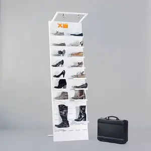 Mingtangメタルペグボードzスタンドディスプレイ、折りたたみ式靴ディスプレイスタンド、カスタマイズ可能なサイズ、色、ロゴ