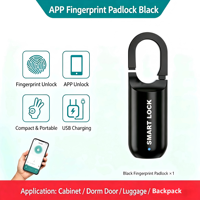 Cadenas intelligent antivol en alliage de zinc avec application Tuya et lecteur d'empreintes digitales pour sacs de voyage, bagages et valises