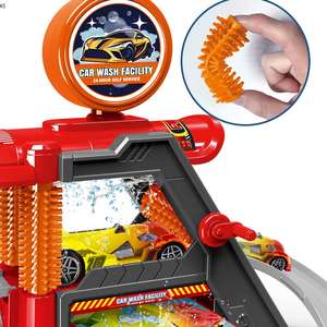 <span class=keywords><strong>Jouets</strong></span> <span class=keywords><strong>voitures</strong></span> course Parking <span class=keywords><strong>Garage</strong></span> voiture alliage petite Simulation changement de couleur multifonctionnel Station de lavage de voiture jouet - Product Image 4