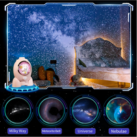 Projecteur d'étoiles Youkela Nebula, lumière laser, commande vocale, projecteur d'étoiles romantique, veilleuse, rechargeable par USB, idéal pour un cadeau