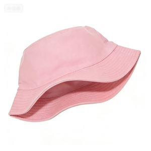 단색 프린트 자외선 차단 양면 폴리에스터/면 어부 모자 남녀 공용 아웃도어 하이킹용 - Product Image 1
