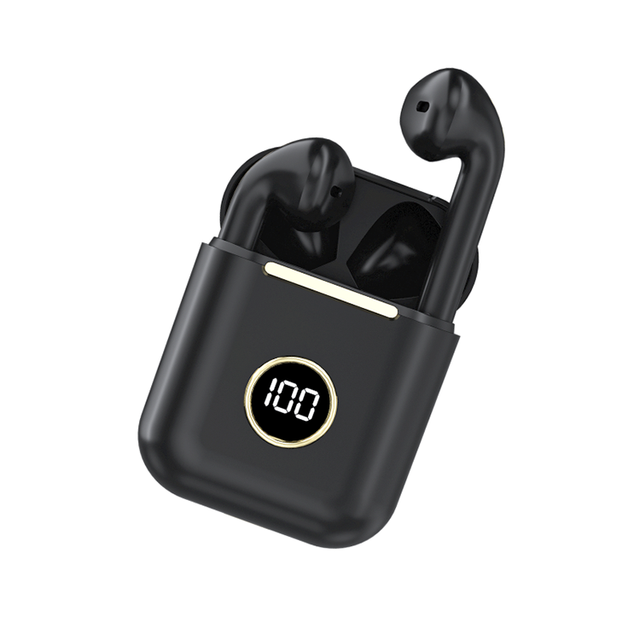 LED Light Tws HiFi Headphone Sport Earphone Headset Mini TWS 5.1 Wireless Earbuds With Mic