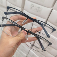 Déstockage Montures Optiques en Acétate pour Hommes et Femmes, Assortiment Aléatoire de Logos, Montures de Lunettes Optiques en Acétate avec Clip Solaires