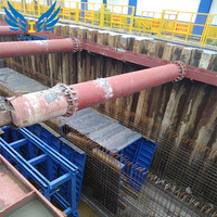 Chariot de chantier moderne Lianggong en acier Q235/355 pour tunnels et travaux extérieurs