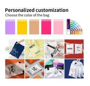 Bolsa de Embalaje para Ropa de Alta Calidad al por Mayor, Bolsa de Correo Autoadhesiva de Polietileno con Logotipo Personalizado - Product Image 5