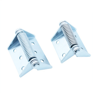 บานพับสปริง 180 องศา 4 รู สแตนเลส ปิดอัตโนมัติ บานพับประตูอุตสาหกรรม CL129-1 - Product Image 2
