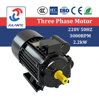 Moteur monophasé YL90L-2 haute vitesse 3HP 2,2kW 220V 50Hz IP44 pour petites machines industrielles et entraînements de pompes