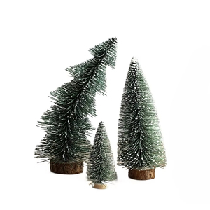 Hot Selling 10/15/20/25/30/35cm Mini Christmas Tree Natale Xmas <b>Tabletop</b> Decor Home Decoration Christmas Centerpiece - Product Image 1