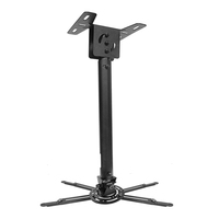 Support mural pliable pour projecteur avec fonction rotative, adapté aux supports de plafond inclinables multi-angles pour projecteurs sur toits inclinés