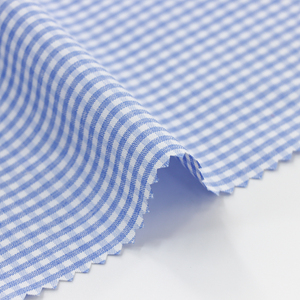 Tessuto a quadretti traspirante leggero estivo 60% poliestere 40% di cotone filato tinto in tessuto per camicie per copricapo - Product Image 5