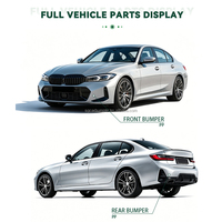 Vente flash - Kit carrosserie complet de style MT pour BMW G20 G28 320i 330i, conversion de pré-LCI à LCI, pare-chocs, phares, accessoires de voiture