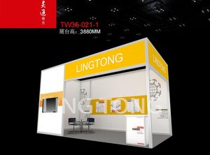 (20) पोर्टेबल फोल्डेबल 6x3 seg पॉपअप आर्क पृष्ठभूमि आसान असेंबली मॉड्यूलर 20x30 कियोस्क है - Product Image 5