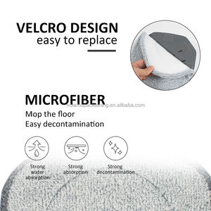 Holamopa Ensemble de serpillière rotative plate et seau Serpillière magique en microfibre avec essoreuse et balai à eau sale séparé pour le nettoyage des sols - Product Image 3