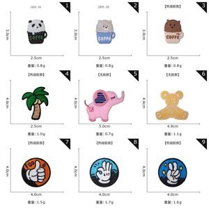 IRon <b>On</b>/<b>Sew</b> <b>on</b> Kawaii Embroidered Cartoon Baby Feeder Gift Box Clothing Bear <b>Patch</b> for Kids Clothes Hat Bag Decoration - Product Image 2