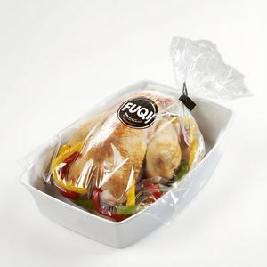 Tas plastik lipat tahan panas, kantung plastik bercetak logo kustom kantung Oven Turki Makanan Laut mendidih - Product Image 4