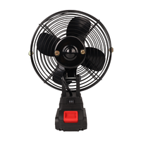 Ventilateur portatif à batterie rechargeable pour une utilisation multi-scénarios, 6,6 pouces, style camping extérieur, utilisation en garage, OEM/ODM