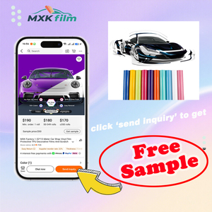 Préféré pour le film d'emballage énergique brillant magenta PET brillant de brillant de voiture de sport pour la <span class=keywords><strong>garde</strong></span> de partie et d'usure de voiture de sport - Product Image 2