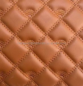 Éponge matelassée en cuir synthétique PVC à grain tissé pour fauteuil de massage de voiture - Product Image 1