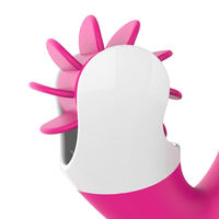 USB-Aufladbares Silikon-Zungen-Sexspielzeug für Frauen mit 360-Grad-Vibrator zur Klitoris- und G-Punkt-Stimulation