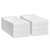1/6 1/8 pli jetable lin-sensation invités serviettes dîner serviettes serviette en papier doux pour fête blanc mariage Airlaid serviette en papier