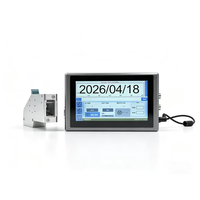 Imprimante jet d'encre TIJ automatique, machine de codage thermique portable pour date d'expiration, code de lot, logo, bouteille en plastique, métal 12,7 mm
