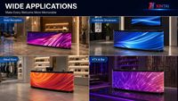 Écran LED portable d'intérieur personnalisé P1.5 P1.8 P2 P2.5 pour comptoir DJ, mur vidéo, exposition, réception et publicité