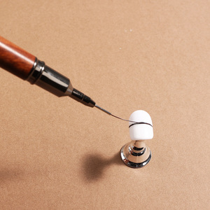 Pinceau ultra-fin pour nail art, tube à aiguille, manche en bois, stylo à gel pour dessin sur ongles - Product Image 3