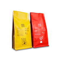 Sacs scellés imprimés sur mesure de 200g, 500g, 1kg avec vannes Sacs d'emballage debout pour bonbons, biscuits et grains de café