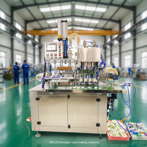 Automatic 3in1 Easy Operate Laundry Pod Making Machine PLC <b>Control</b> Plastic Bags Wrapping Liquid Detergent for Machine - Product Image 6