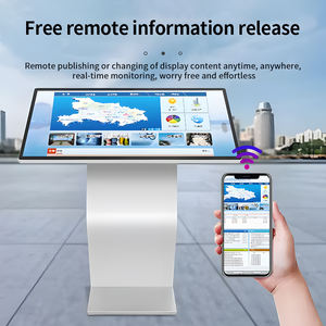 Quiosco todo en uno para interiores <span class=keywords><strong>de</strong></span> 43 pulgadas, máquina <span class=keywords><strong>de</strong></span> consulta <span class=keywords><strong>de</strong></span> información con pantalla táctil infrarroja autoverificable Multi Horizontal, proveedor <span class=keywords><strong>de</strong></span> agencias - Product Image 2