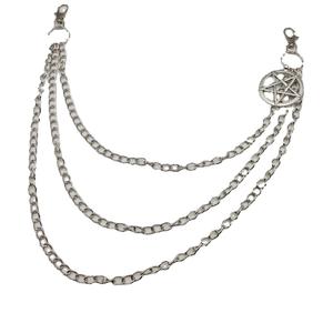 Chaîne de taille en métal style punk, multi-couches, en alliage de zinc, pour hommes et femmes - Product Image 4