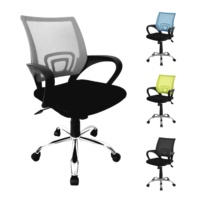 Chaise de bureau ergonomique réglable directe d'usine soutien lombaire en maille pivotant à 360 °