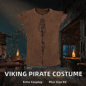 เสื้อยืดโพลีเอสเตอร์ไซส์ใหญ่สำหรับผู้ชาย ลายเอคโค่ จาก Frontier Animation เหมาะสำหรับคอสเพลย์วันฮาโลวีน หรือชุดเรเนซองส์ มีสินค้าพร้อมส่ง - Product Image 2