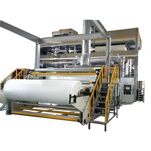 1600mm, 2400mm, 3200mm PP spunbond meltblown Nonwoven Fabric Making Machine Production Line