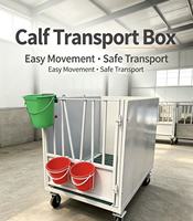 Boîte de transport individuelle pour veau, pour le démêllement des cornes et la maternité